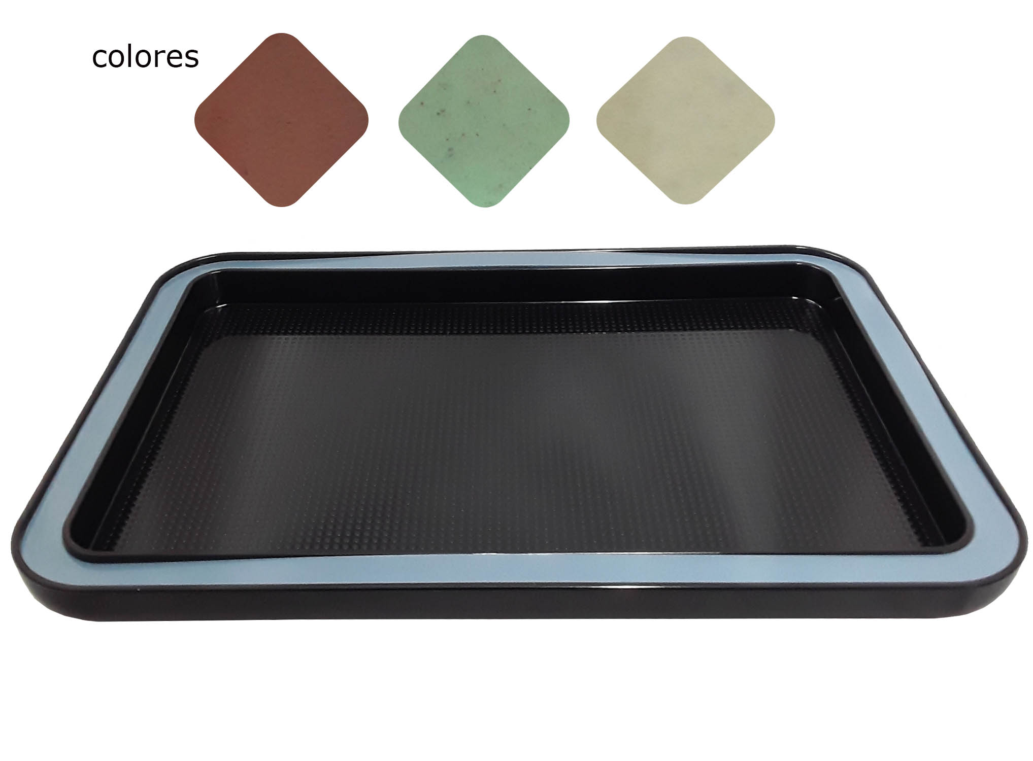 70048.jpg BANDEJA PLAST. P/DESAYUNO 50X33CM - Image 1