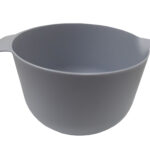 BOWL BATIDOR PLAST. 22X12CM (3 LTS) GRIS