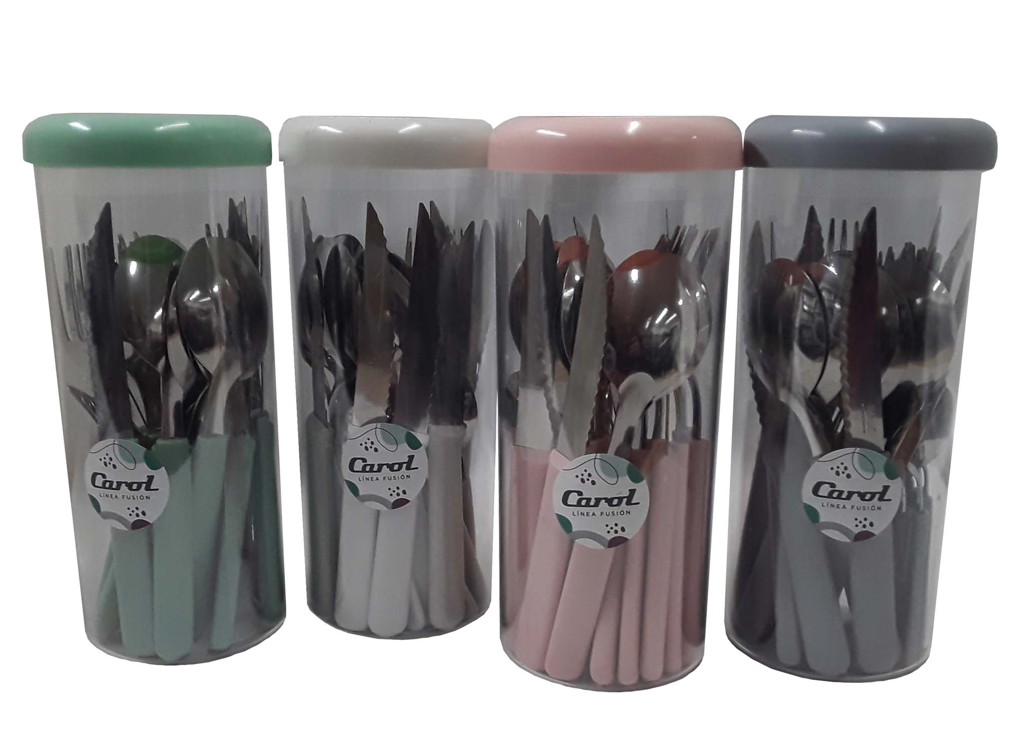 70146.jpg JUEGO CUBIERTOS M/PLAST E/FRASCO 24 PZS - Image 1