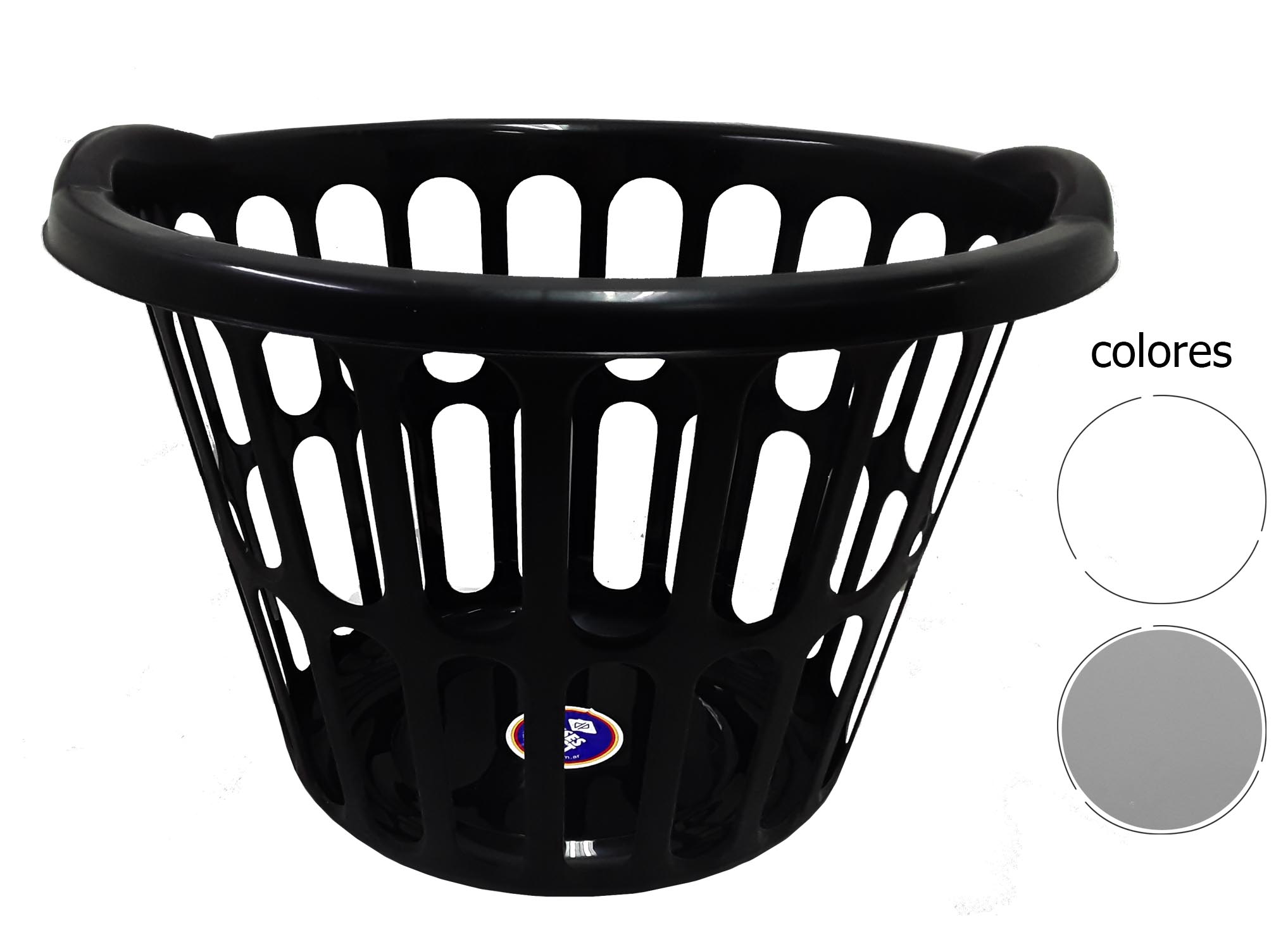 70180.jpg CESTO P/ROPA RED. CALADO C/ASA 42X33CM - Image 1