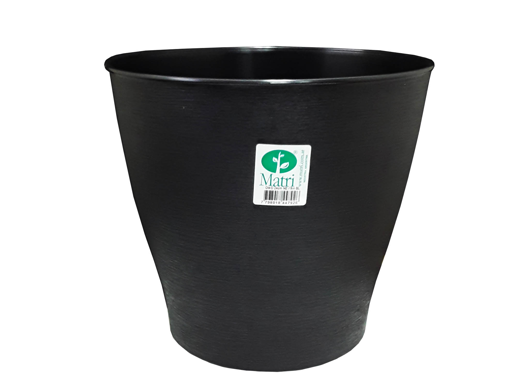 70418.jpg MACETA OWEN DELUXE 24 CM NEGRO - Image 1