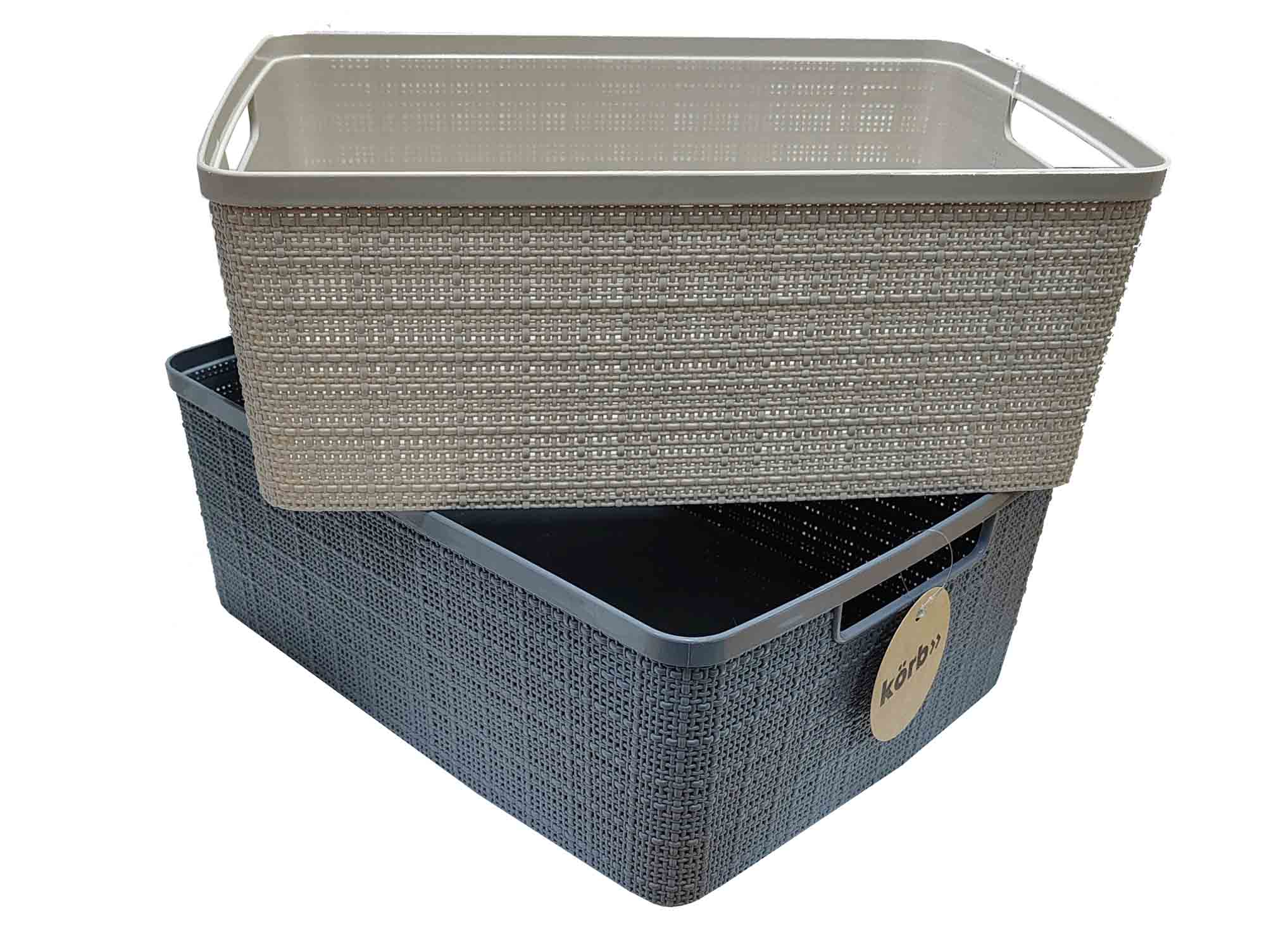 70463.jpg CANASTO PLAST. SIMIL YUTE 30.5X22X12.5 (8LTS) - Image 1