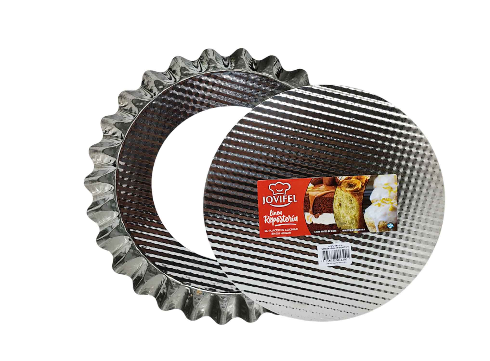 70604.jpg MOLDE P/TARTA ONDAS F/DESMONT. Nº 24 - Image 1