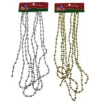 CADENITA 2.70 MTS PERLAS DORADO/PLATEADO