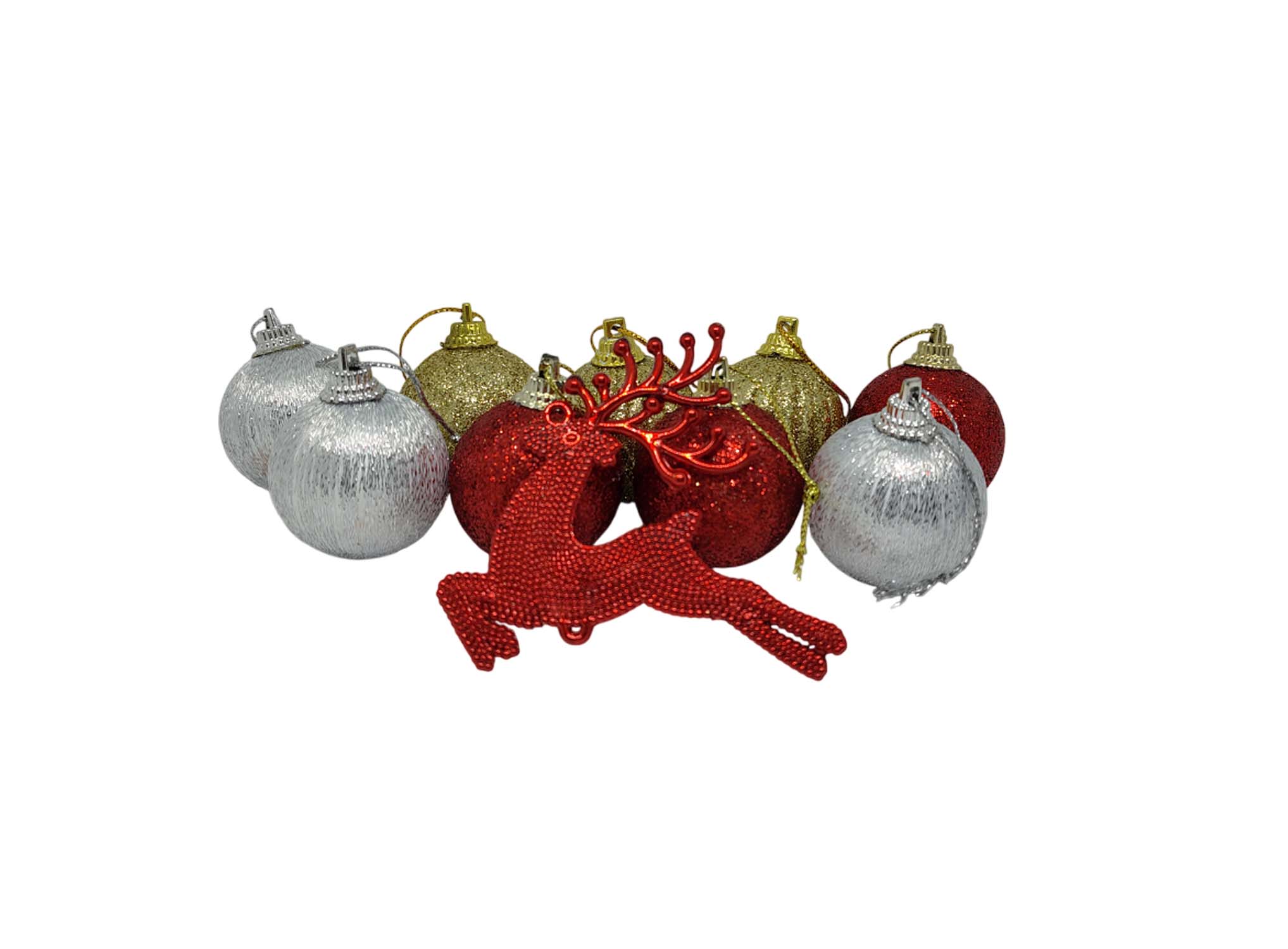 70785.jpg BOCHAS 3.5CM X 9UNID. C/CIERVO COLGANTE - Image 1