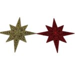 COLGANTE ESTRELLA 8 PTAS. 12CM X2UNID.