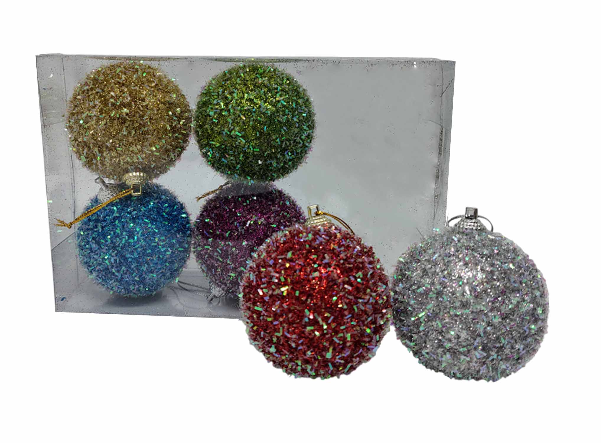 70804.jpg BOCHA Nº6X6UNID. PELUDITAS COLORES SURT. E/CAJA - Image 1