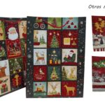 BOLSA NAVIDEÑA CARTON SURT. C/BRILLANTINA 31X40X12CM