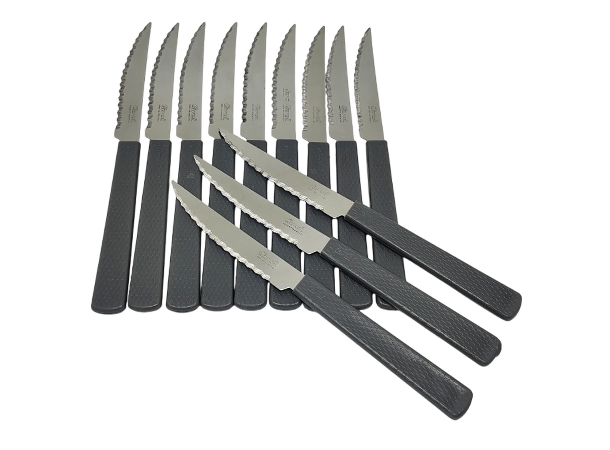 71398.jpg CUCHILLO M/PLAST. GRIS MEDIO CAROL PACK X12 - Image 1