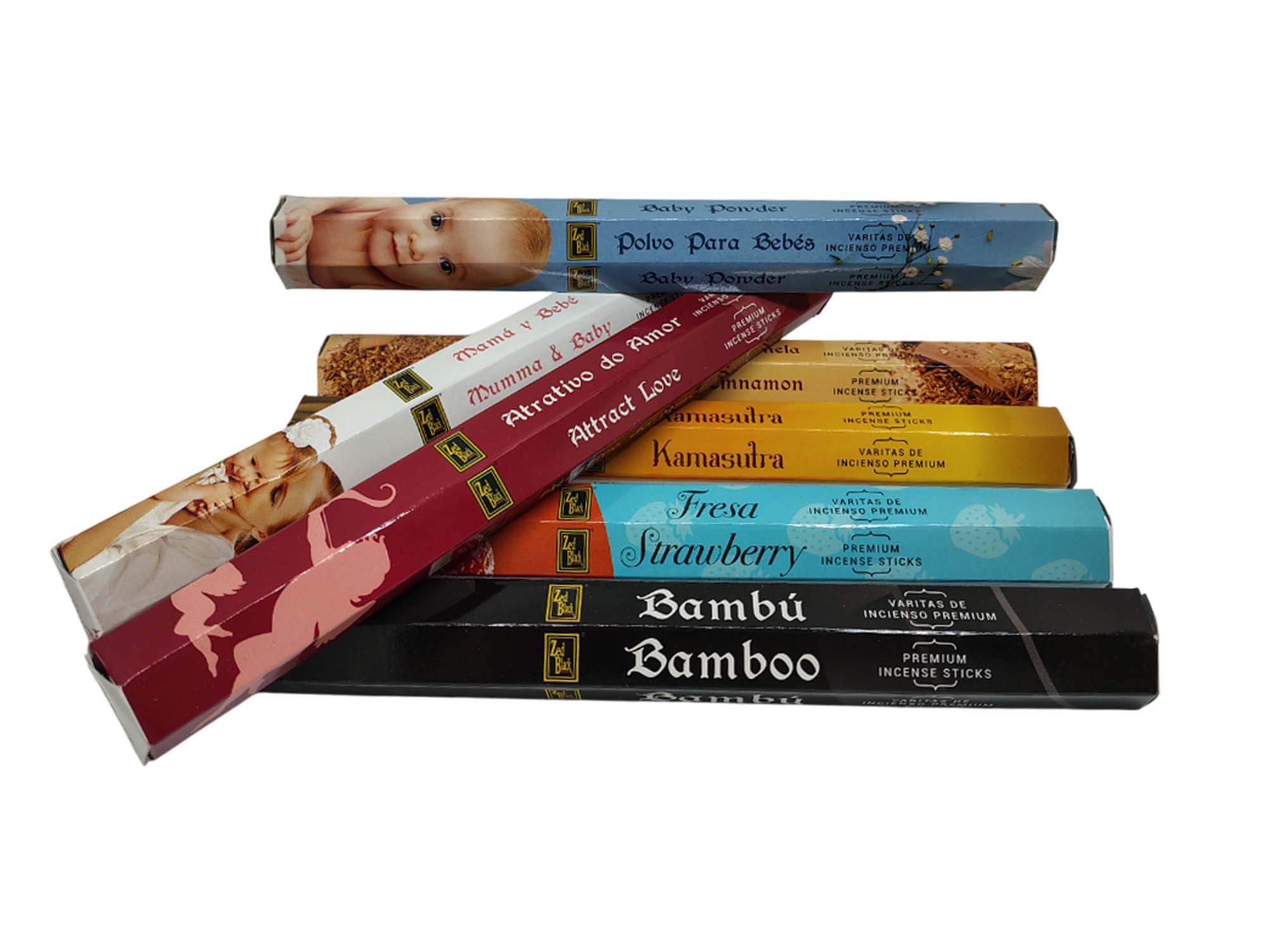 71583.jpg SAHUMERIOS HEXAGONAL TUBO X 15 VARILLAS (SURTIDO) - Image 1